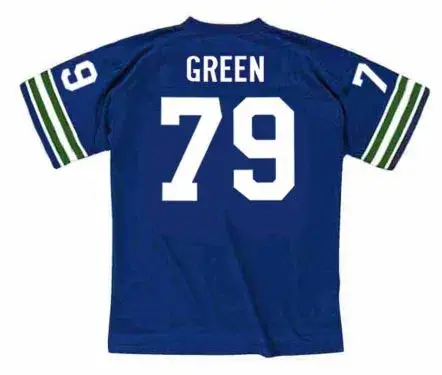JACOB GREEN Seattle Seahawks 1981 Throwback NFL Football Jersey 