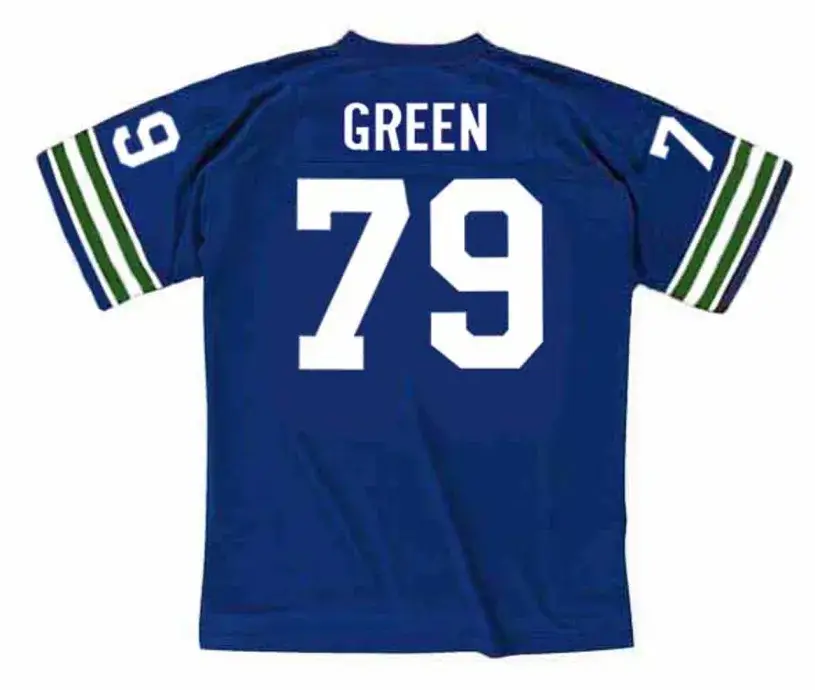 JACOB GREEN Seattle Seahawks 1981 Throwback NFL Football Jersey 