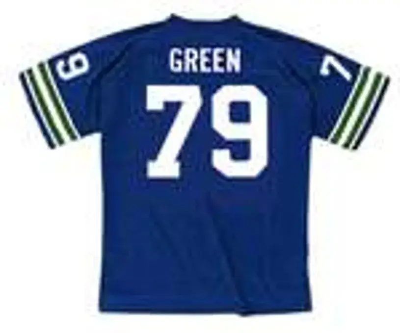 JACOB GREEN Seattle Seahawks 1981 Throwback NFL Football Jersey 