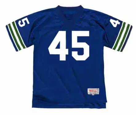 KENNY EASLEY Seattle Seahawks 1982 Throwback NFL Football Jersey