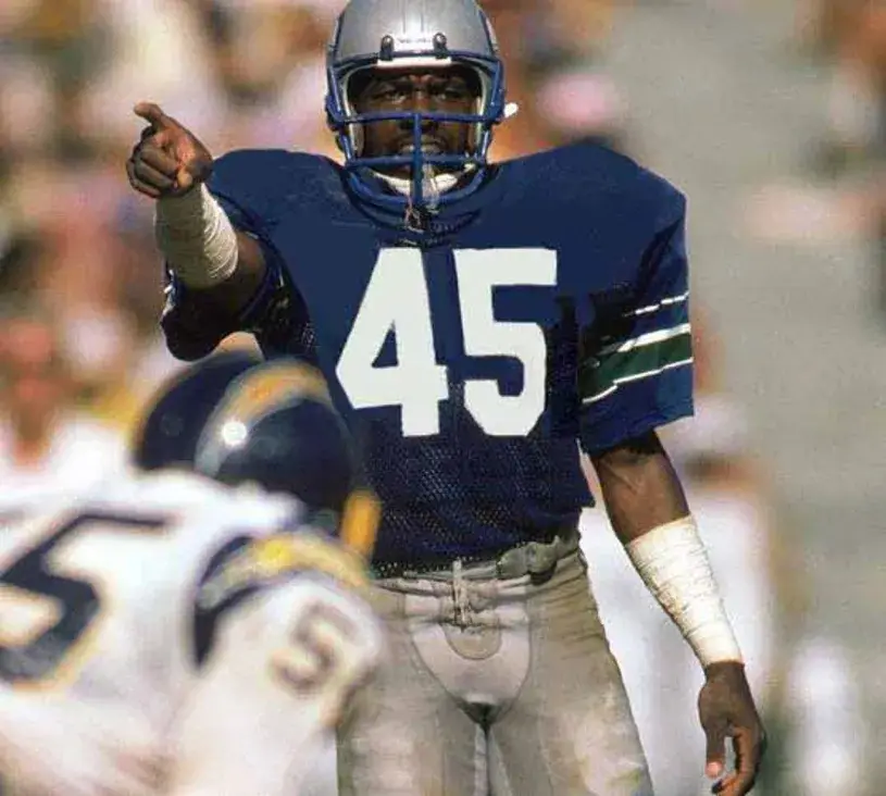 KENNY EASLEY Seattle Seahawks 1982 Throwback NFL Football Jersey 