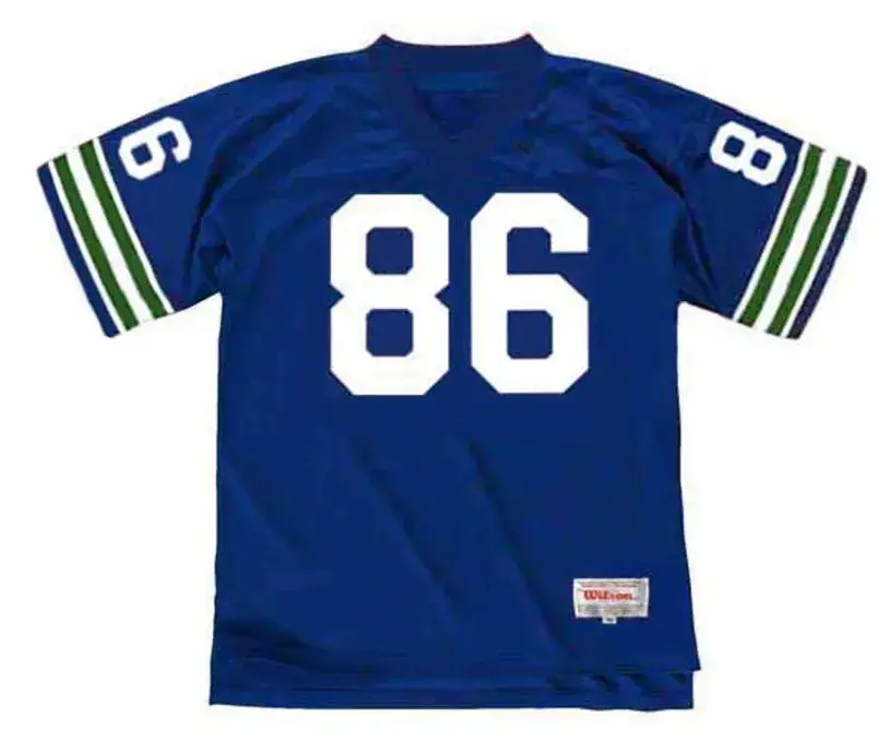 MIKE TICE Seattle Seahawks 1981 Throwback NFL Football Jersey