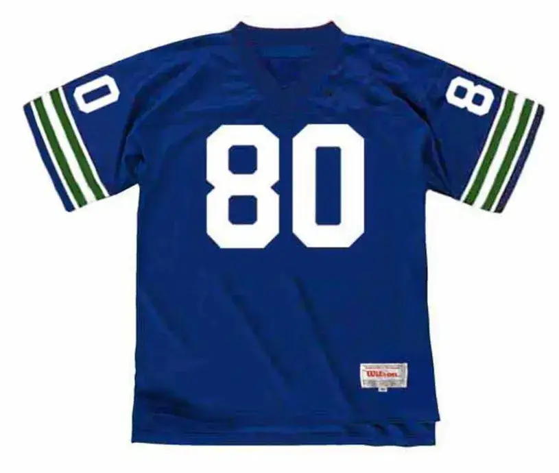 STEVE LARGENT Seattle Seahawks 1981 Throwback NFL Football Jersey
