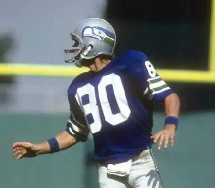 STEVE LARGENT Seattle Seahawks 1981 Throwback NFL Football Jersey 