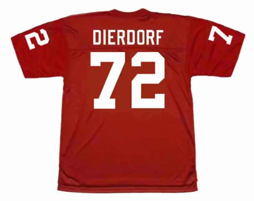 DAN DIERDORF St. Louis Cardinals 1978 Throwback NFL Football Jersey 