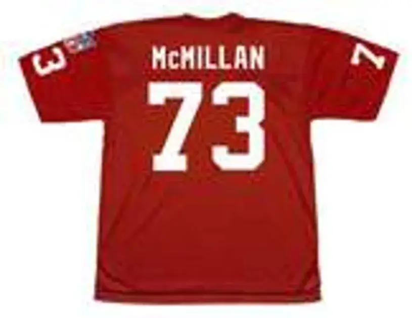 ERNIE McMILLAN St. Louis Cardinals 1969 Throwback NFL Football Jersey 