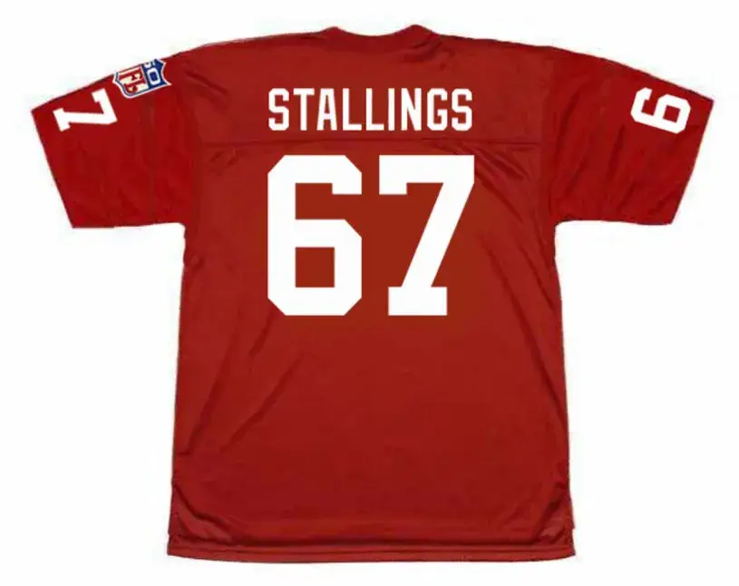 LARRY STALLINGS St. Louis Cardinals 1969 Throwback NFL Football Jersey 
