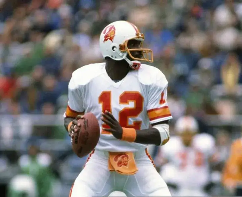 DOUG WILLIAMS Tampa Bay Buccaneers 1981 Away Throwback NFL Football Jersey 