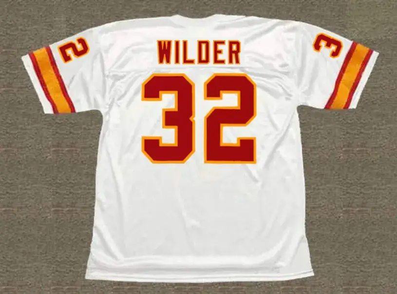 JAMES WILDER Tampa Bay Buccaneers 1984 Away Throwback NFL Football Jersey 