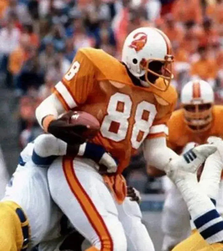 JIMMIE GILES Tampa Bay Buccaneers 1982 Home Throwback NFL Football Jersey 