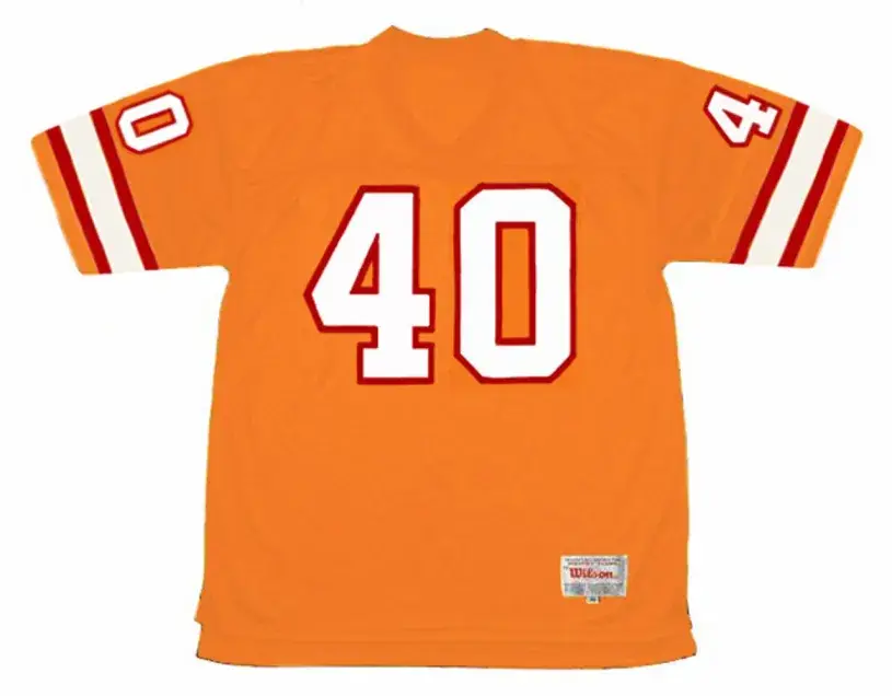 MIKE ALSTOTT Tampa Bay Buccaneers 1996 Home Throwback NFL Football Jersey