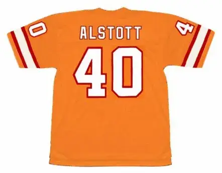 MIKE ALSTOTT Tampa Bay Buccaneers 1996 Home Throwback NFL Football Jersey 