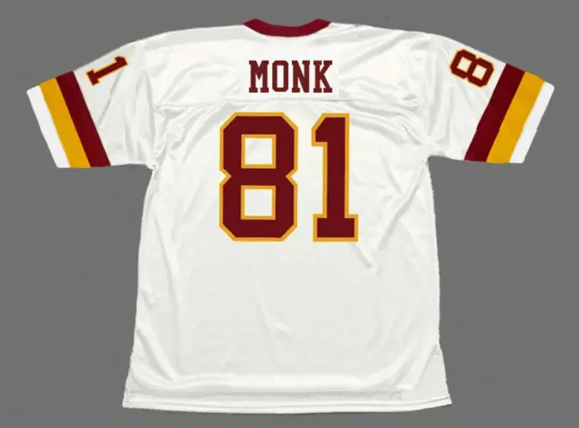 ART MONK Washington Redskins 1982 Throwback NFL Football Jersey 