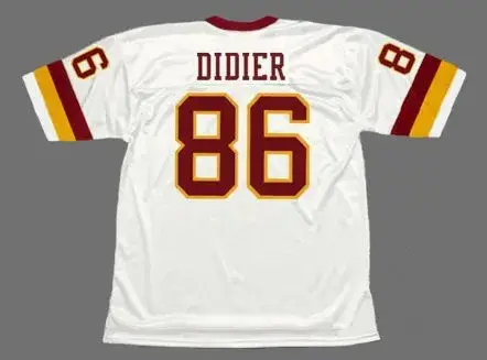 CLINT DIDIER Washington Redskins 1987 Throwback NFL Football Jersey 