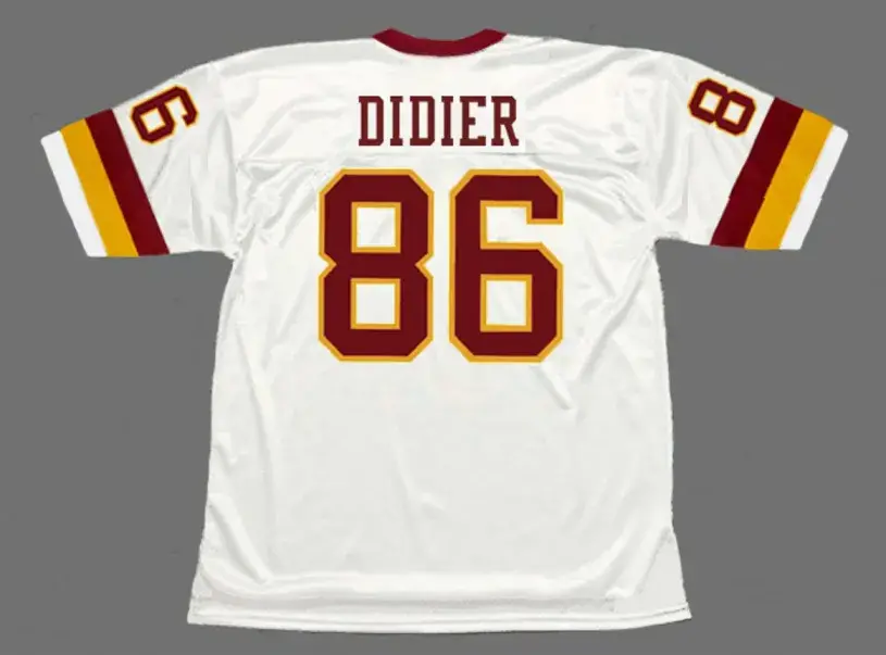 CLINT DIDIER Washington Redskins 1987 Throwback NFL Football Jersey 
