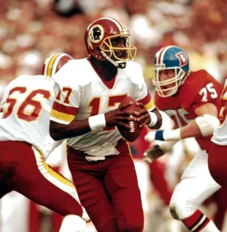 DOUG WILLIAMS Washington Redskins 1987 Throwback NFL Football Jersey 