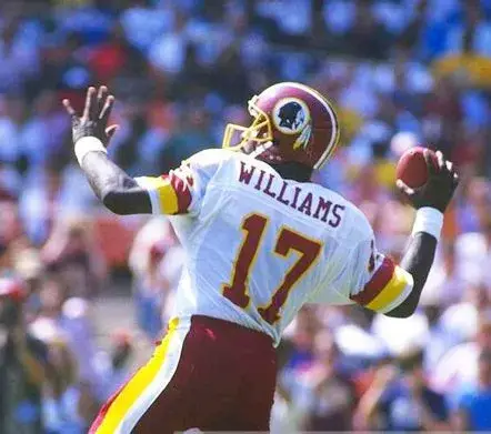DOUG WILLIAMS Washington Redskins 1987 Throwback NFL Football Jersey 