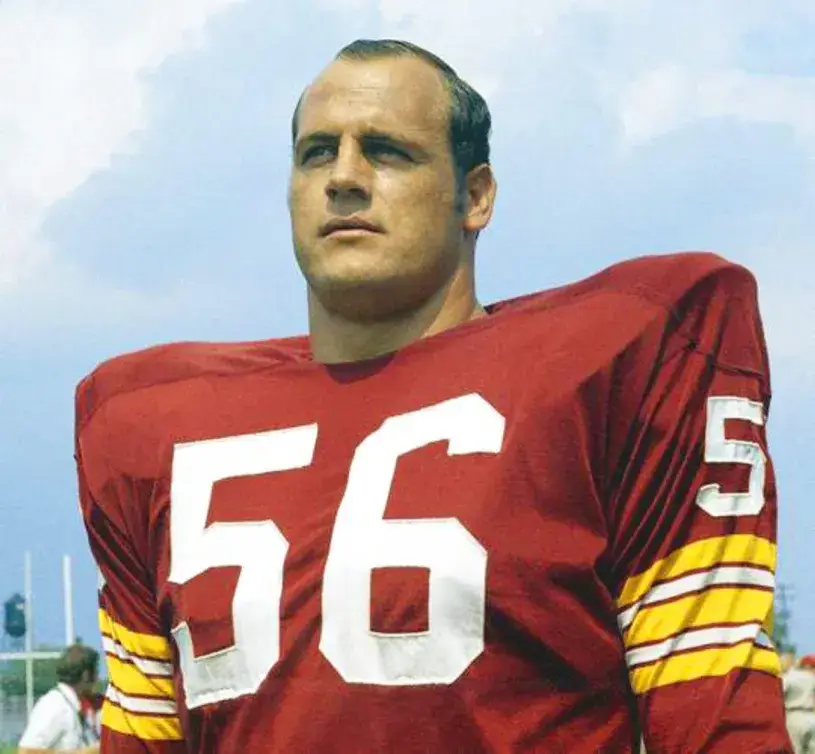 LEN HAUSS Washington Redskins 1969 Throwback NFL Football Jersey 