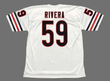 RON RIVERA Chicago Bears 1986 Throwback NFL Football Jersey 
