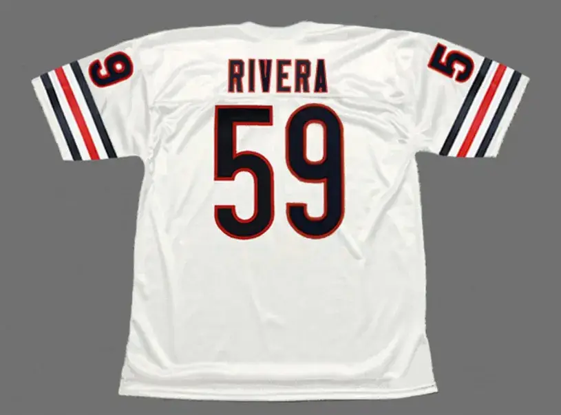 RON RIVERA Chicago Bears 1986 Throwback NFL Football Jersey 
