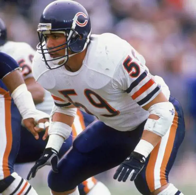 RON RIVERA Chicago Bears 1986 Throwback NFL Football Jersey 