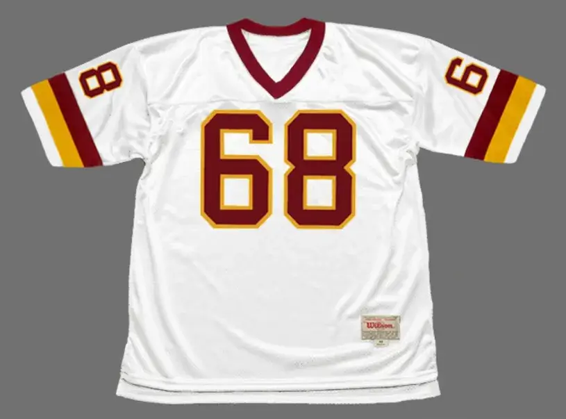RUSS GRIMM Washington Redskins 1982 Throwback NFL Football Jersey