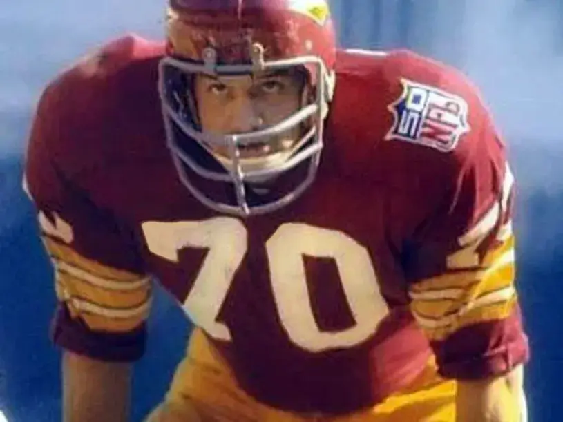 SAM HUFF Washington Redskins 1969 Throwback NFL Football Jersey 