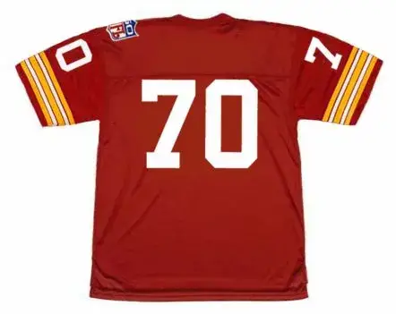 SAM HUFF Washington Redskins 1969 Throwback NFL Football Jersey 