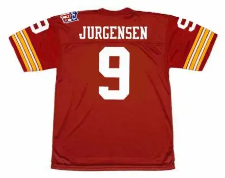 SONNY JURGENSEN Washington Redskins 1969 Throwback NFL Football Jersey 