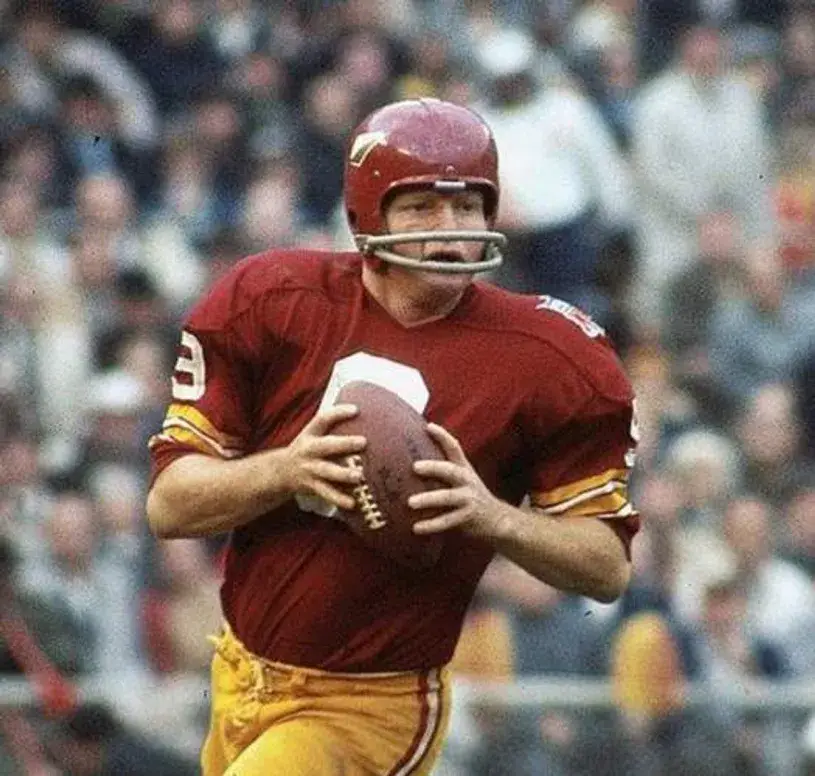 SONNY JURGENSEN Washington Redskins 1969 Throwback NFL Football Jersey 