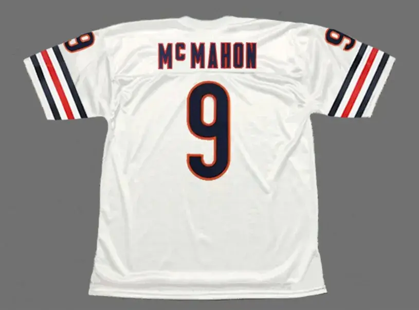 JIM McMAHON Chicago Bears 1983 Throwback NFL Football Jersey 