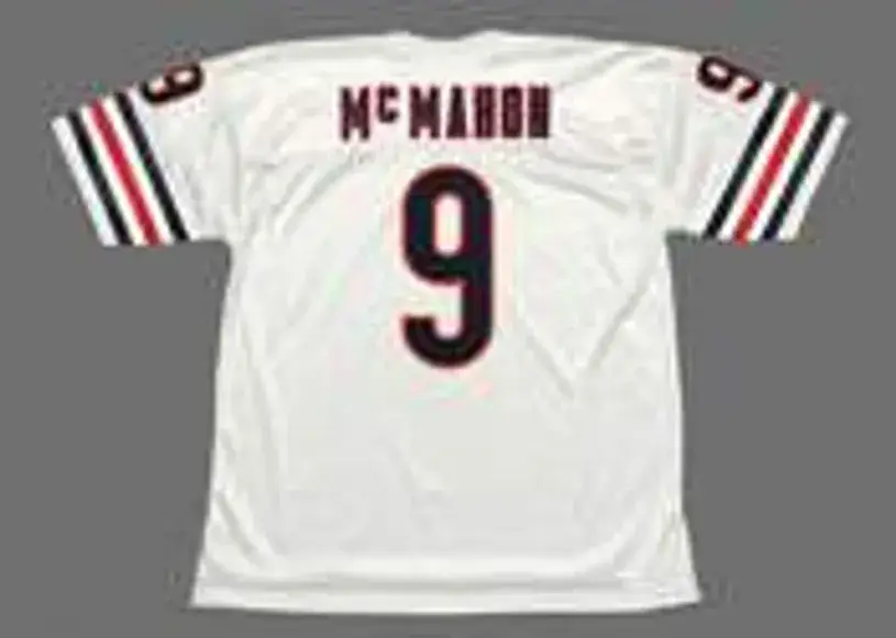 JIM McMAHON Chicago Bears 1983 Throwback NFL Football Jersey 