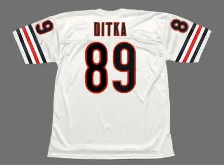 MIKE DITKA Chicago Bears 1960’s Away Throwback NFL Football Jersey 