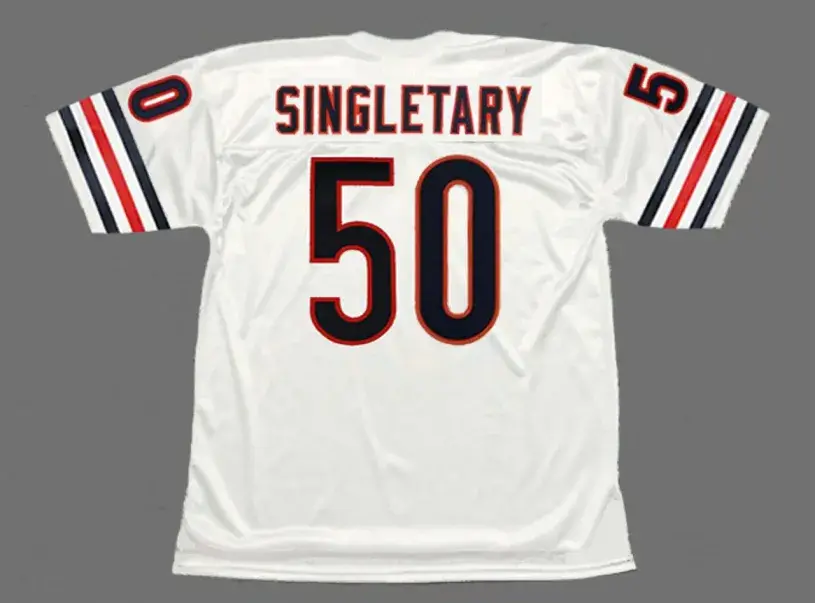 MIKE SINGLETARY Chicago Bears 1983 Throwback NFL Football Jersey 
