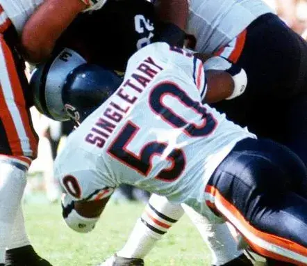 MIKE SINGLETARY Chicago Bears 1983 Throwback NFL Football Jersey 