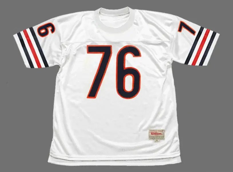 STEVE McMICHAEL Chicago Bears 1983 Throwback NFL Football Jersey