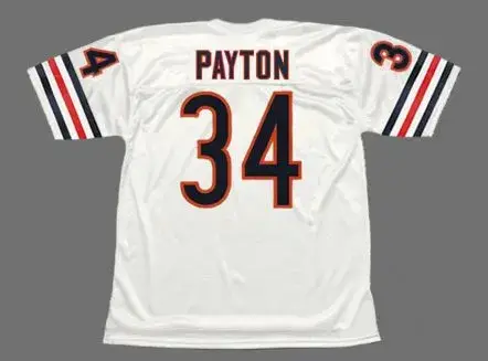 WALTER PAYTON Chicago Bears 1980 Throwback NFL Football Jersey 