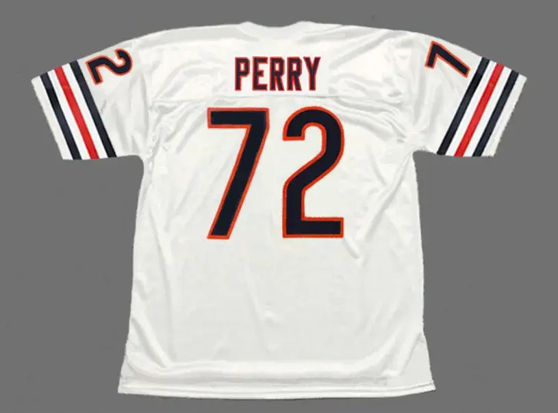WILLIAM PERRY Chicago Bears 1985 Throwback NFL Football Jersey 