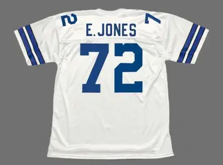 ED “TOO TALL” JONES Dallas Cowboys 1977 Throwback NFL Football Jersey 