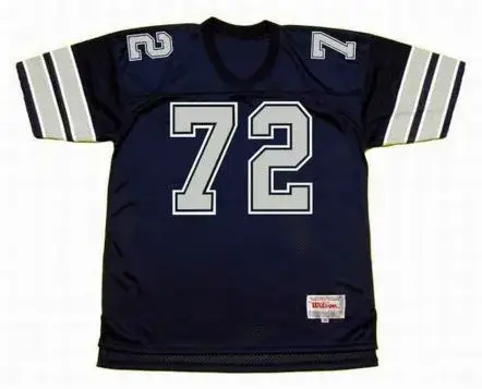 ED “TOO TALL” JONES Dallas Cowboys 1985 NFL Football Throwback Jersey