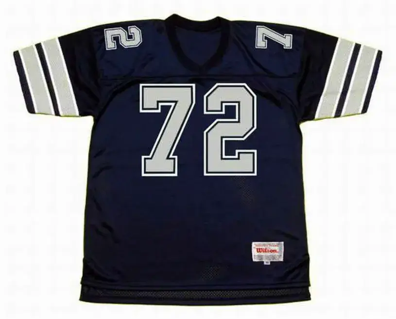 ED “TOO TALL” JONES Dallas Cowboys 1985 NFL Football Throwback Jersey
