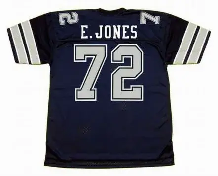 ED “TOO TALL” JONES Dallas Cowboys 1985 NFL Football Throwback Jersey 