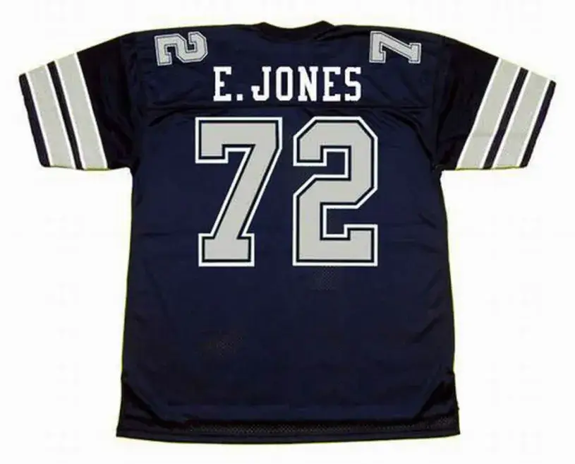 ED “TOO TALL” JONES Dallas Cowboys 1985 NFL Football Throwback Jersey 