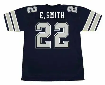 EMMITT SMITH Dallas Cowboys 1992 Throwback NFL Football Jersey 