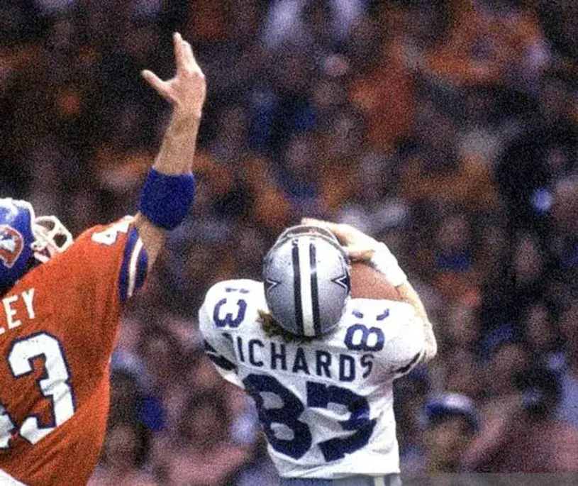 GOLDEN RICHARDS Dallas Cowboys 1977 Throwback NFL Football Jersey 
