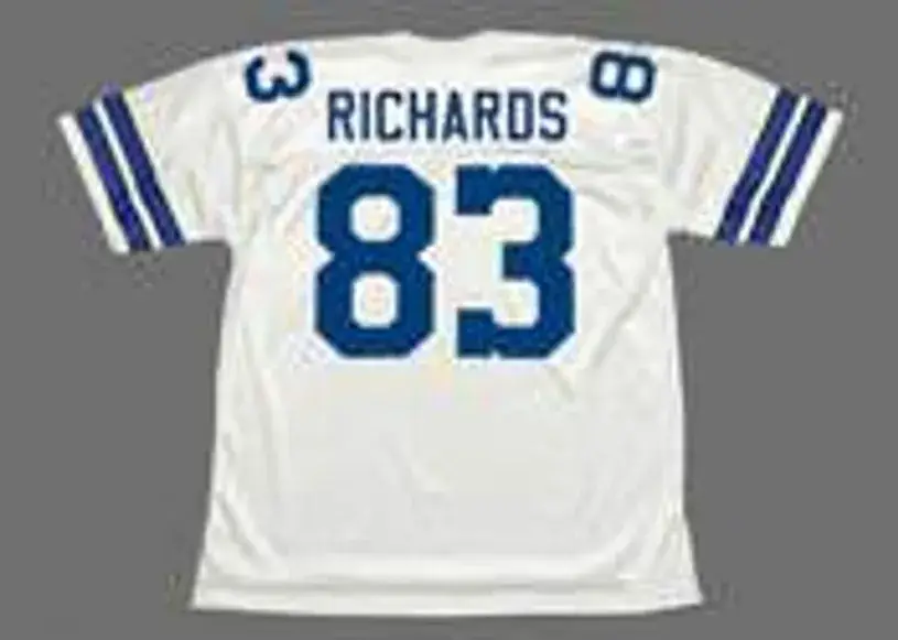 GOLDEN RICHARDS Dallas Cowboys 1977 Throwback NFL Football Jersey 