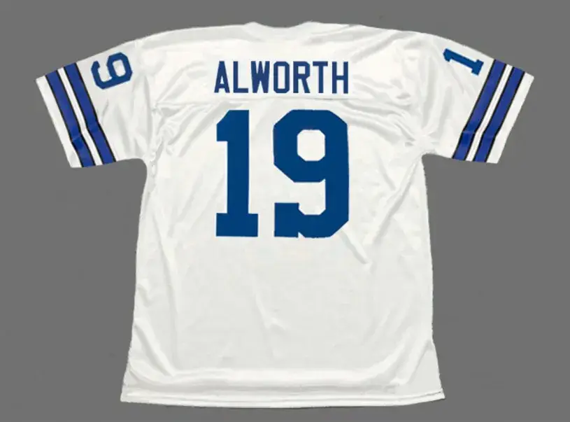 LANCE ALWORTH Dallas Cowboys 1971 Throwback NFL Football Jersey 