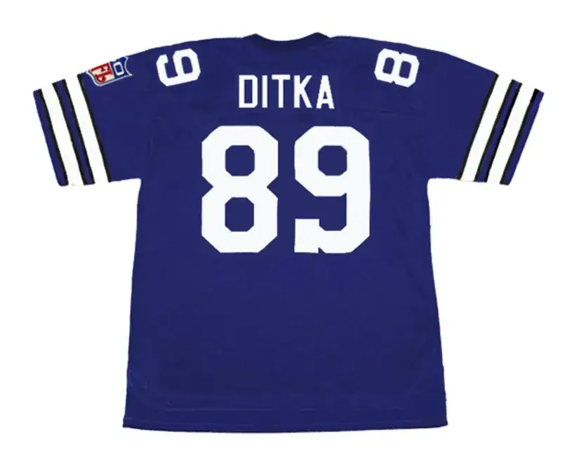 MIKE DITKA Dallas Cowboys 1969 Throwback NFL Football Jersey 