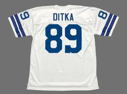 MIKE DITKA Dallas Cowboys 1971 Throwback NFL Football Jersey 