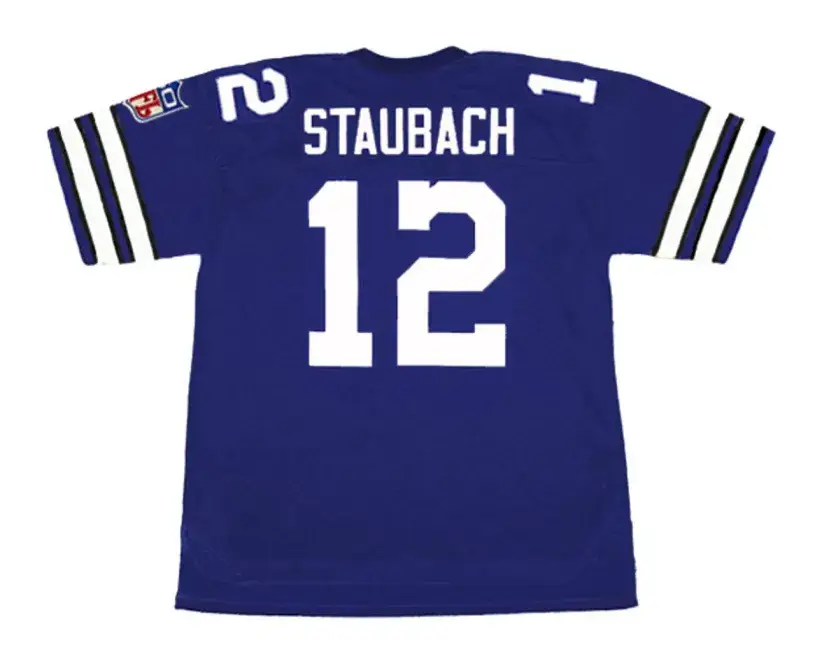 ROGER STAUBACH Dallas Cowboys 1969 Throwback NFL Football Jersey 